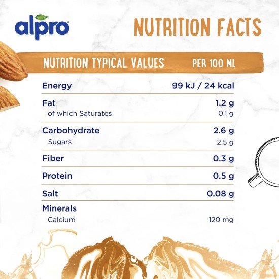 Alpro Barista Almond No Sugars 1 Litre
