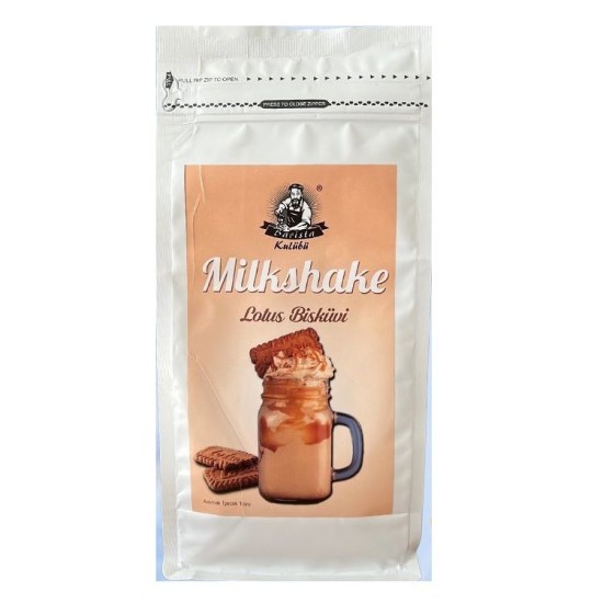 Milkshake Lotus Bisküvi 1000 GR | Lotus Aromalı Toz İçecek | Barista Kalitesi Milkshake Lotus Bisküvi 1000 GR ürün ambalajı