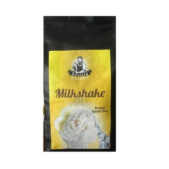 Barista Kulübü Milkshake Muz 1000 GR | Profesyonel Muz Aromalı İçecek Tozu Barista Kulübü Milkshake Muz 1000 GR toz içecek ambalajı