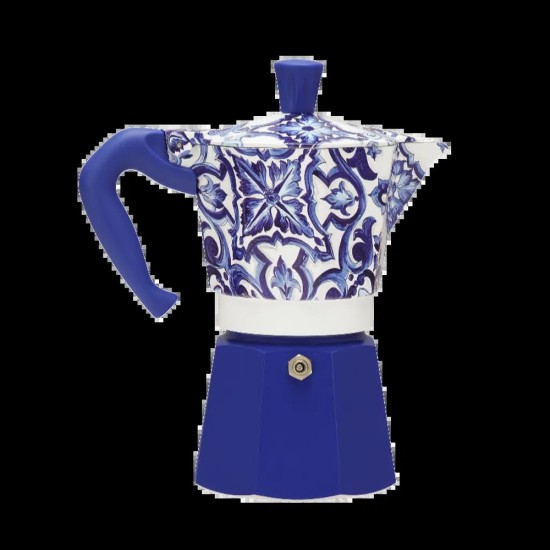 Bialetti Moka Pot Dolce&Gabbana Akdeniz Mavisi 3 Cups Bialetti Moka Pot Dolce&Gabbana Akdeniz Mavisi 3 Cups – orijinal Bialetti moka pot