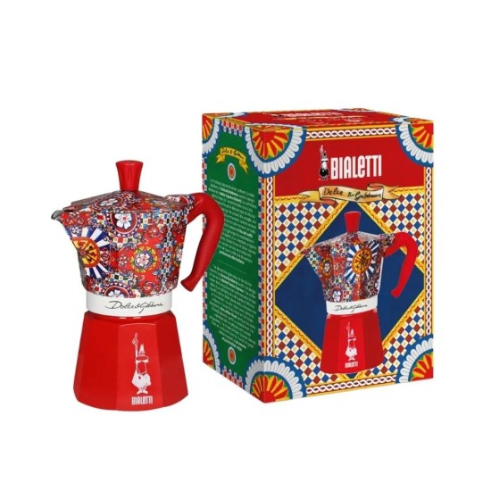 Bialetti Moka Pot Dolce&Gabbana Sicilya 6 Cups Bialetti Moka Pot Dolce&Gabbana Sicilya 6 Cups – orijinal Bialetti moka pot
