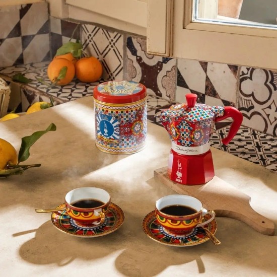 Bialetti Moka Pot Dolce&Gabbana Sicilya 6 Cups Bialetti Moka Pot Dolce&Gabbana Sicilya 6 Cups – orijinal Bialetti moka pot