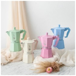 Bialetti Moka Pot Express Exclusive Mavi 6 Cups Bialetti Moka Pot Express Exclusive Mavi 6 Cups