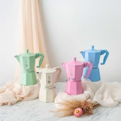Bialetti Moka Pot Express Exclusive Yeşil 6 Cups Bialetti Moka Pot Express Exclusive Yeşil 6 Cups