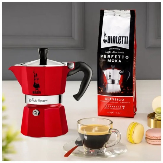 Bialetti Moka Pot Express Kırmızı 3 Cups Bialetti Moka Pot Express Kırmızı 3 Cups – orijinal Bialetti moka pot