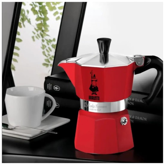 Bialetti Moka Pot Express Kırmızı 3 Cups Bialetti Moka Pot Express Kırmızı 3 Cups – orijinal Bialetti moka pot