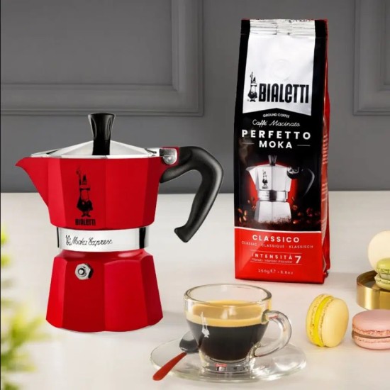 Bialetti Moka Pot Express Kırmızı 6 Cups Bialetti Moka Pot Express Kırmızı 6 Cups – orijinal Bialetti moka pot
