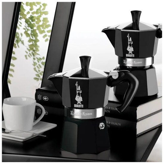 Bialetti Moka Pot Express Siyah 6 Cups Bialetti Moka Pot Express Siyah 6 Cups – orijinal Bialetti moka pot