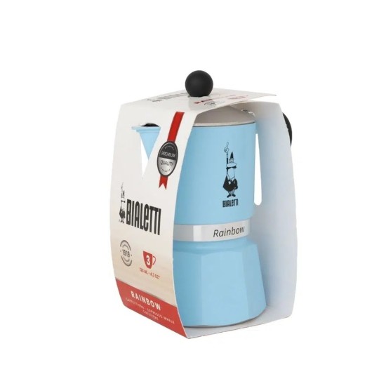 Bialetti Moka Pot Rainbow Mavi 6 Cups Bialetti Moka Pot Rainbow Mavi 6 Cups – orijinal Bialetti moka pot
