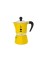 Bialetti Moka Pot Rainbow Sarı 3 Cups – orijinal Bialetti moka pot