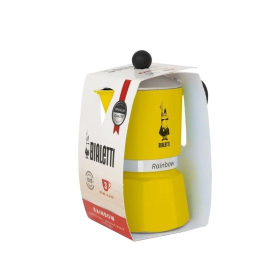 Bialetti Moka Pot Rainbow Sarı 6 Cups Bialetti Moka Pot Rainbow Sarı 6 Cups – orijinal Bialetti moka pot