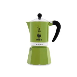 Bialetti Moka Pot Rainbow Yeşil 3 Cups