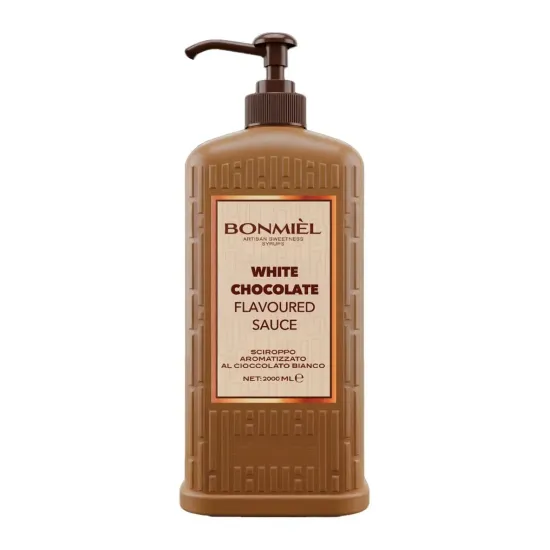 Bonmiel Beyaz Çikolata Sosu Bonmiel Beyaz Çikolata Sosu Profesyonel White Chocolate Sauce