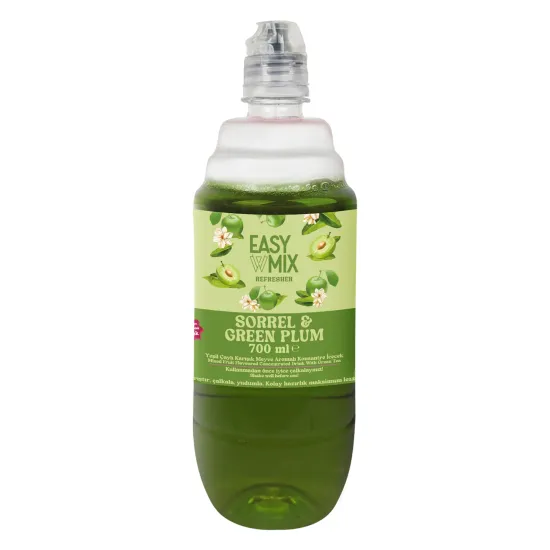 Sorrel Green Plum yeşil erik kuzukulağı aromalı refresher 700 ml şişe