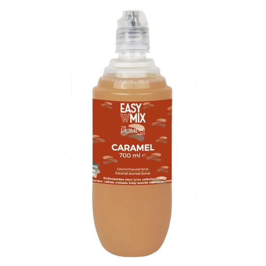 Easy Mix Caramel Karamel The Pumps Series 700 ml | Pluskahve Easy Mix Caramel Karamel The Pumps Series 700 ml - Karamel Aromalı Şurup