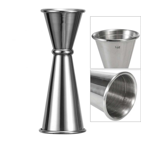 epinox ikili çelik jigger 30 60 ml paslanmaz çelik barista ölçü kabı
