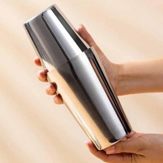 Boston Shaker çelik kokteyl shaker seti 500 ml ve 750 ml paslanmaz parçalı