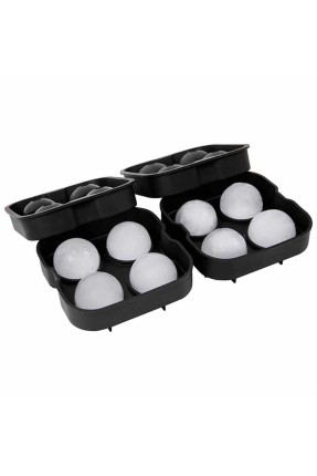 Silikon 4’lü Top Buz Kalıbı 45 mm