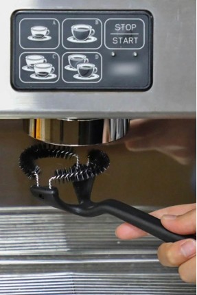 Espresso Makinesi Grup Temizleme Fırçası Yuvarlak | 58mm