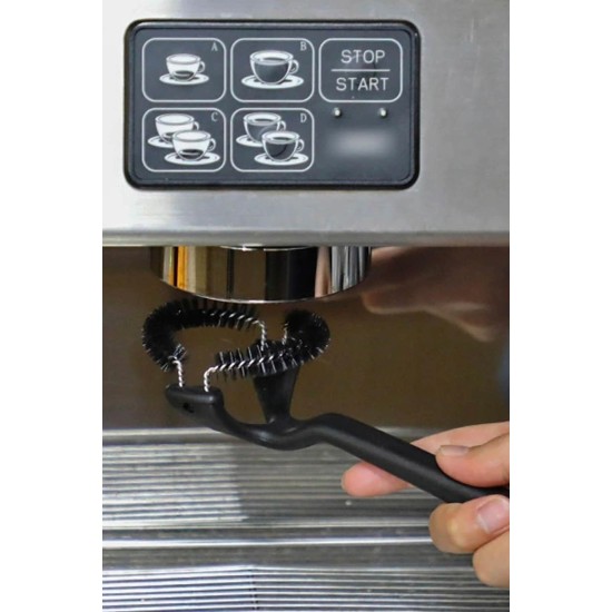 Espresso Makinesi Grup Temizleme Fırçası – Yuvarlak ve 58mm Çapında Espresso Makinesi Grup Temizleme Fırçası – Yuvarlak ve 58mm Çapında