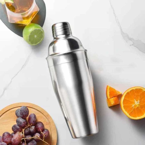 Shaker Çelik 350 ml – Profesyonel Köpürtme ve Karıştırma Kabı 350 ml çelik shaker – barista ve kokteyl ekipmanı