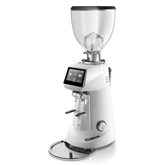 Fiorenzato F83E Sense beyaz grind by weight profesyonel kahve değirmeni