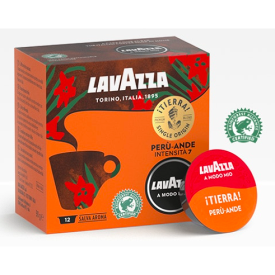 Lavazza A Modo Mio ¡Tierra! Perù - Ande Kapsül Kahve 12'li