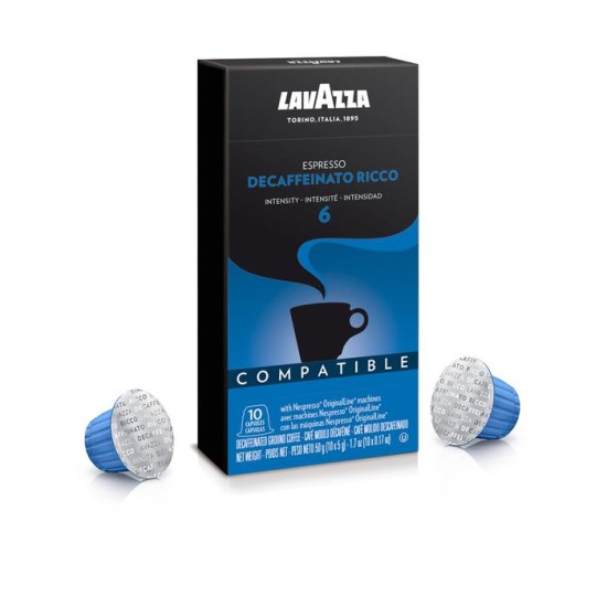 Lavazza Espresso Decaffeinato Ricco Compatible Capsules