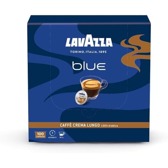 Lavazza Blue Caffè Crema Lungo 100’lü – Uzun İçimli Kapsül Kahve Lavazza Blue Caffè Crema Lungo – 100 Kapsül Paket Uzun İçim Kahve