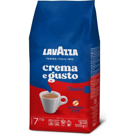 Lavazza Crema e Gusto Espresso Çekirdek Kahve 1KG Lavazza Crema e Gusto Espresso çekirdek kahve 1KG profesyonel espresso kahvesi