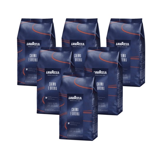 Lavazza Crema e Aroma 6 x 1 KG Koli Kahve Lavazza Crema e Aroma 6x1 KG koli çekirdek kahve ekonomik paket