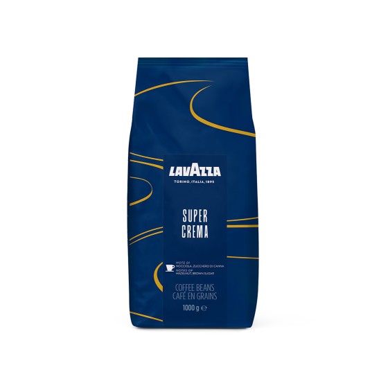 Lavazza Super Crema 1 KG Espresso Kahve Lavazza Super Crema Espresso Çekirdek Kahve 1 KG paket görseli