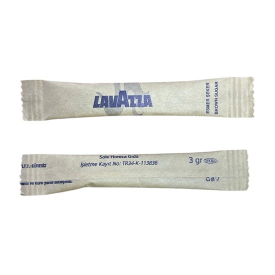 Lavazza stick esmer şeker 3 g 2500 adet paket