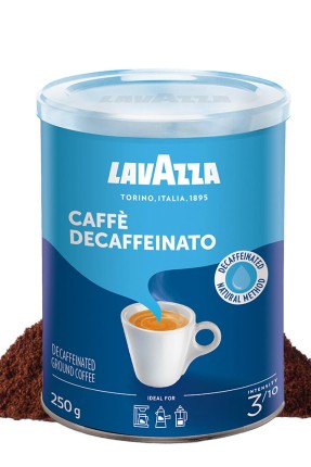 Lavazza Decaffeinato Kafeinsiz Öğütülmüş Kahve Teneke 250 G