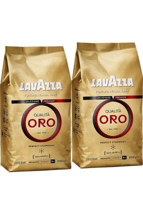 Lavazza Qualità Oro Çekirdek Kahve 1 KG x 2