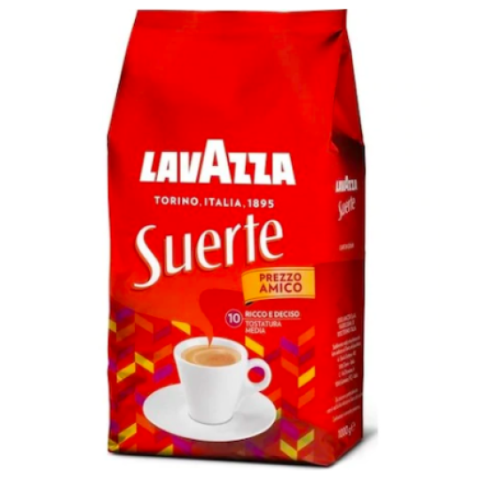 Lavazza Suerte Çekirdek Kahve 1 KG – Güçlü Gövdeli ve Ekonomik İtalyan Kahvesi