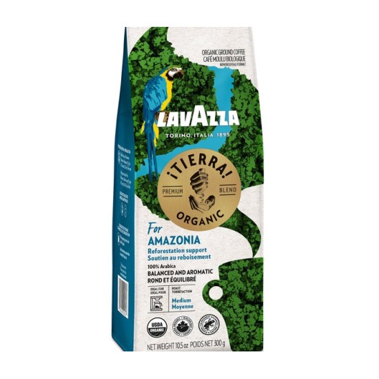Lavazza ¡Tierra! Organic Amazon 180 Gr Lavazza Tierra Organic Amazon 180 gr öğütülmüş kahve ambalaj görseli