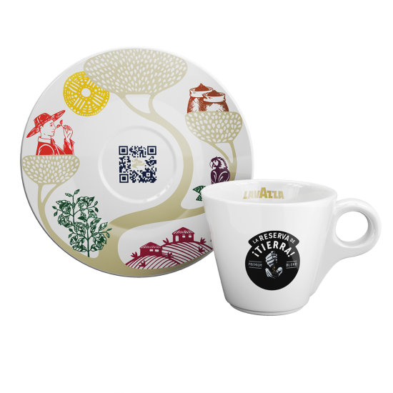 Lavazza Tierra Cappuccino Fincanı – Logolu Porselen Bardak Lavazza ¡Tierra! Cappuccino Fincanı porselen tasarımı