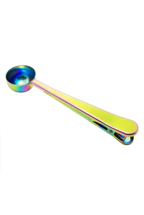 Renkli Kahve Ölçü Kaşığı ve Paket Klipsi