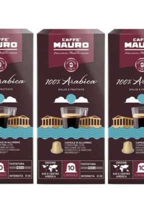 Caffè Mauro 100% Arabica Nespresso Uyumlu Kapsül 30 Adet 