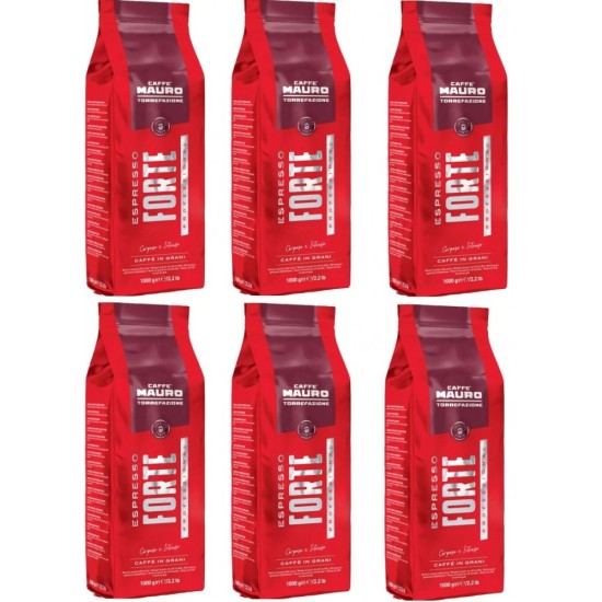 Caffè Mauro Espresso Forte Çekirdek Kahve 1 KG Caffè Mauro Espresso Forte çekirdek kahve 1 kg paket profesyonel espresso kahve