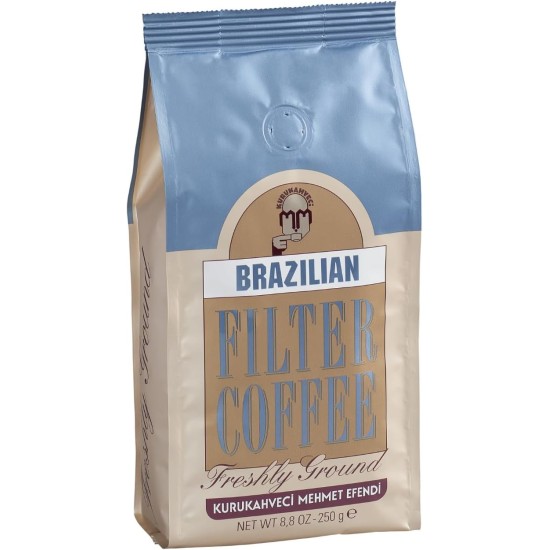 Mehmet Efendi Brazilian Filter Kahve 250 g Brezilya menşeli öğütülmüş kahve