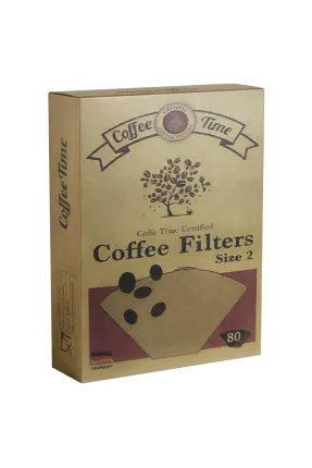 Coffee Time Filtre Kağıdı No:2 80'li Coffee Time Filtre Kağıdı No:2 80'li