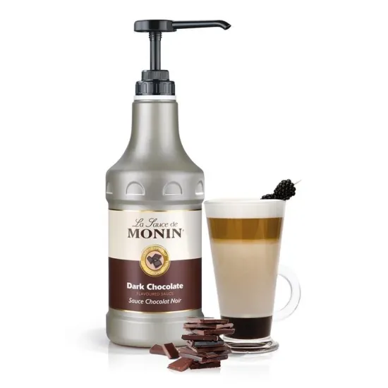 Monin Bitter Çikolata Sosu 1890 ML Monin Bitter Çikolata Sosu 1890 ml şişe görseli