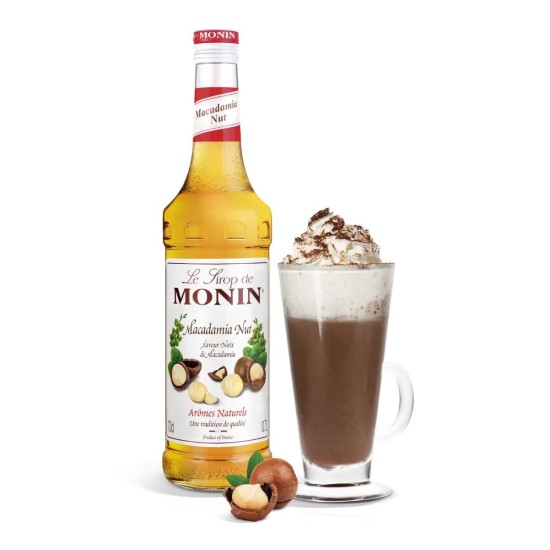 monin macadamia nut şurubu 700 ml kahve şurubu