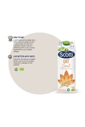 Scotti Organik Yulaf Barista İçeceği 1Lt Scotti Organik Yulaf Barista İçeceği 1Lt