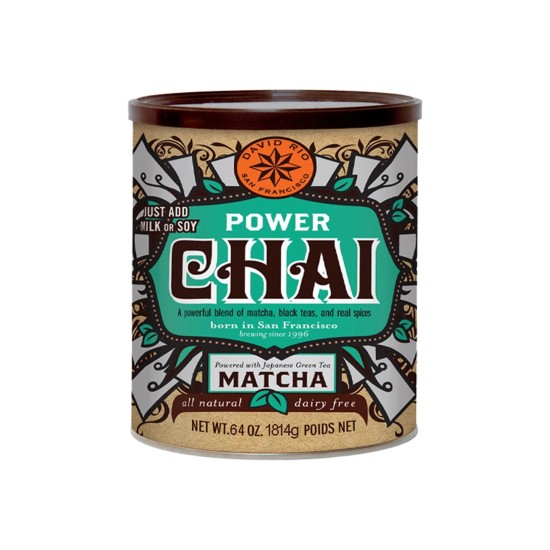 David Rio Matcha Chai 1814 g kutu – Pluskahve