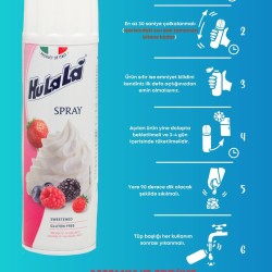 Hulala Sprey Krem Şanti 250 GR Hulala Sprey Krem Şanti 250 GR