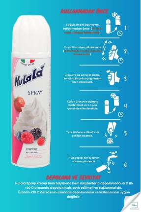 Hulala Sprey Krem Şanti 250 GR