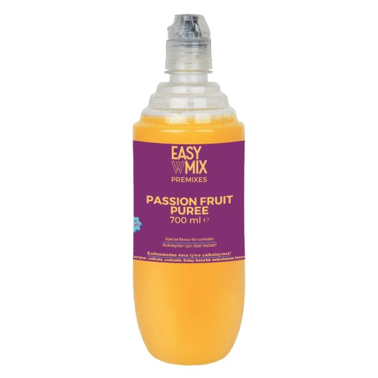 Easy Mix Passion Fruit Meyve Püresi 700 ml | Pluskahve Easy Mix Passion Fruit Meyve Püresi 700 ml - Çarkıfelek Meyvesi Püresi